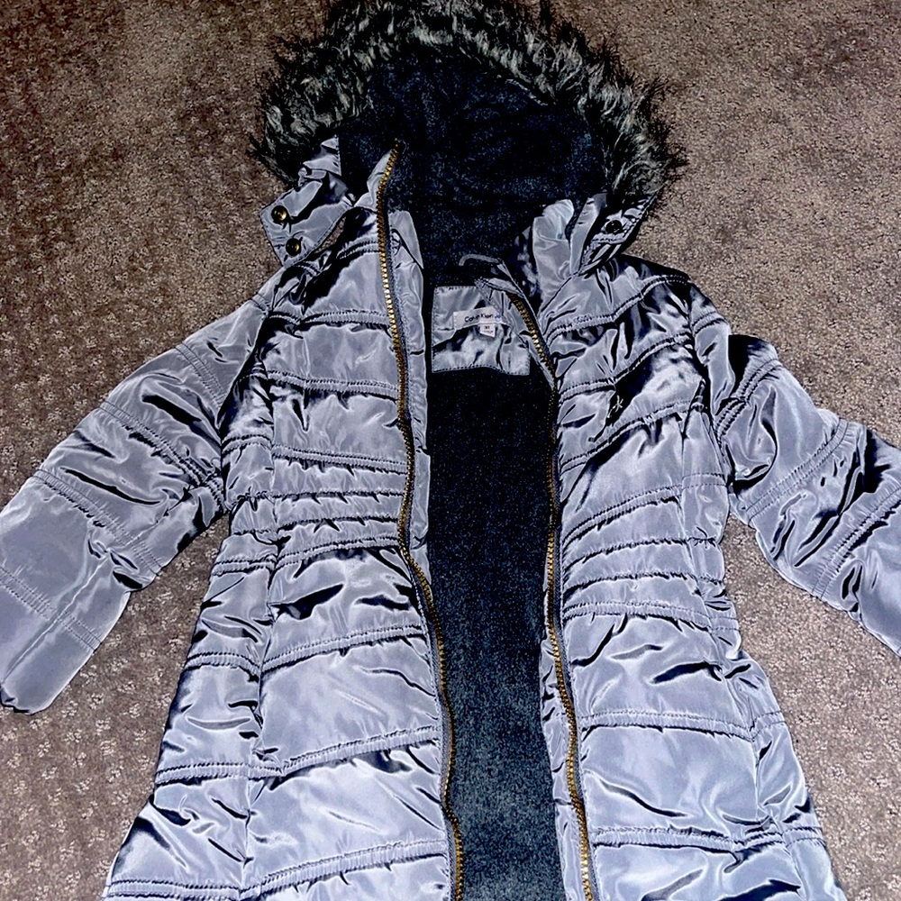 Girls Calvin Klein puff jacket